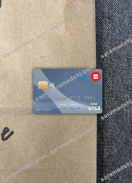 Canada Montreal bank visa card photolook front